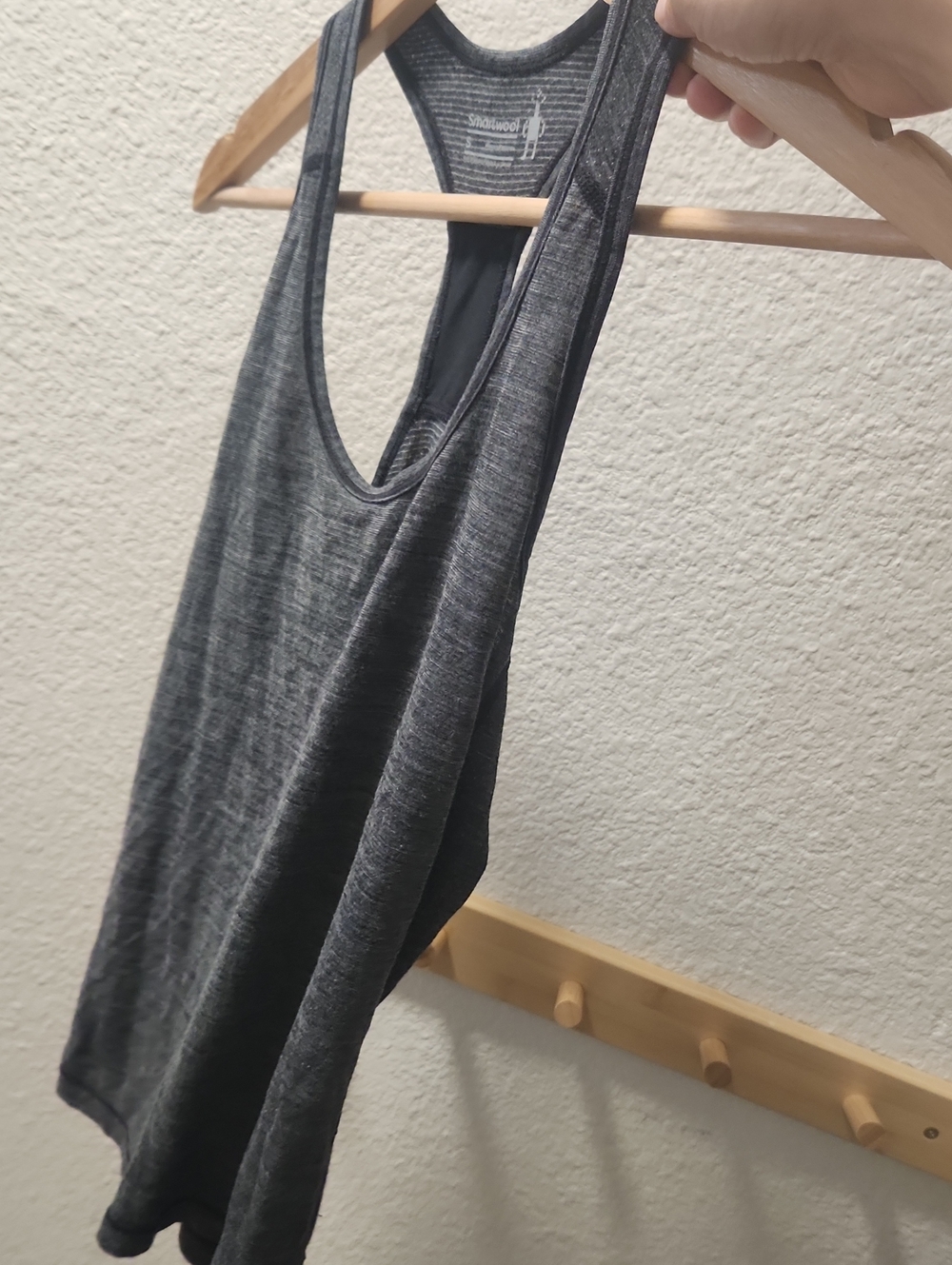 Smartwool Tank Top Womens Small Grey Hiking Camping Running - Picture 2 of 12